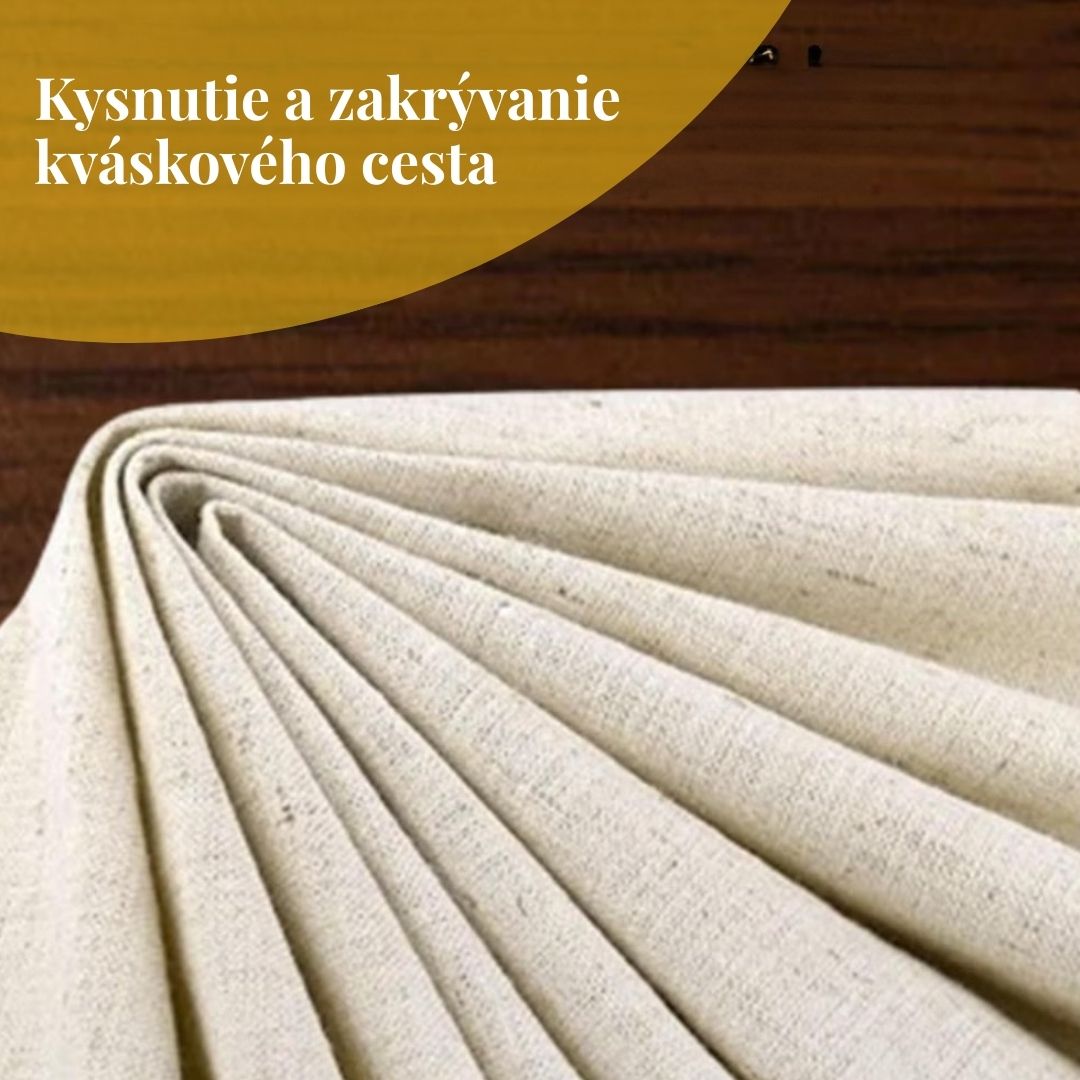 Ľanová utierka na kváskový chlieb