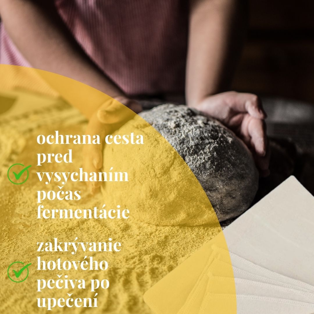 Ľanová utierka na kváskový chlieb