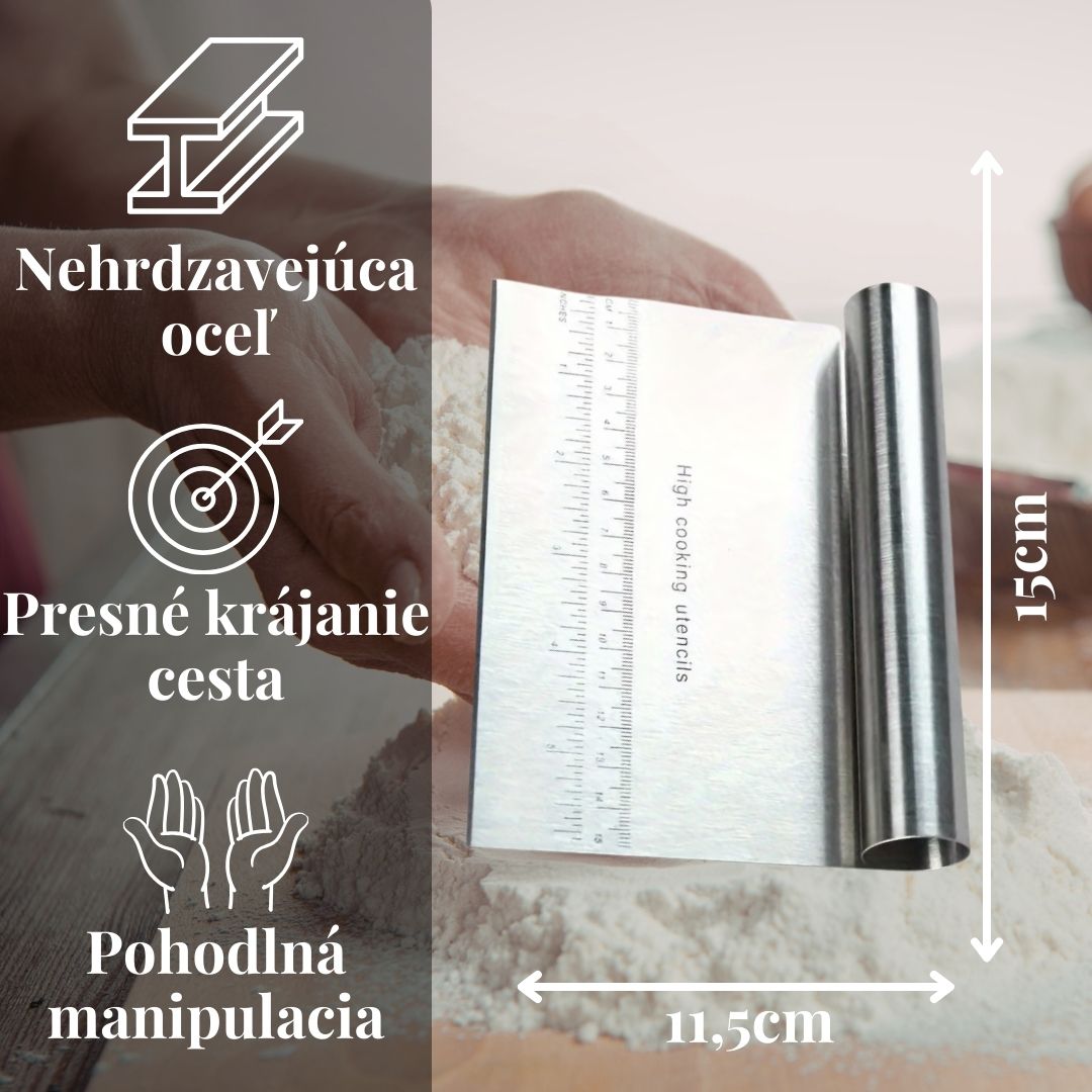 Krájač/ špachtľa z nehrdzavejúcej ocele